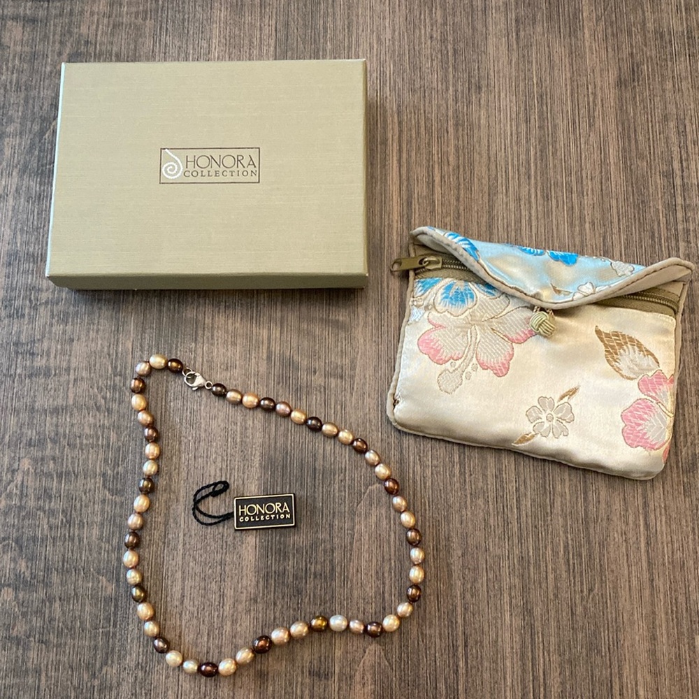 Honora collection pearl necklace 16”